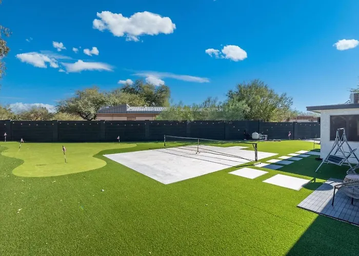 Serene Golf Pool Pickleball Games * Scottsdale
